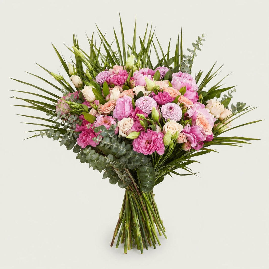 Şükran — Pembe Lisianthus Buketi
